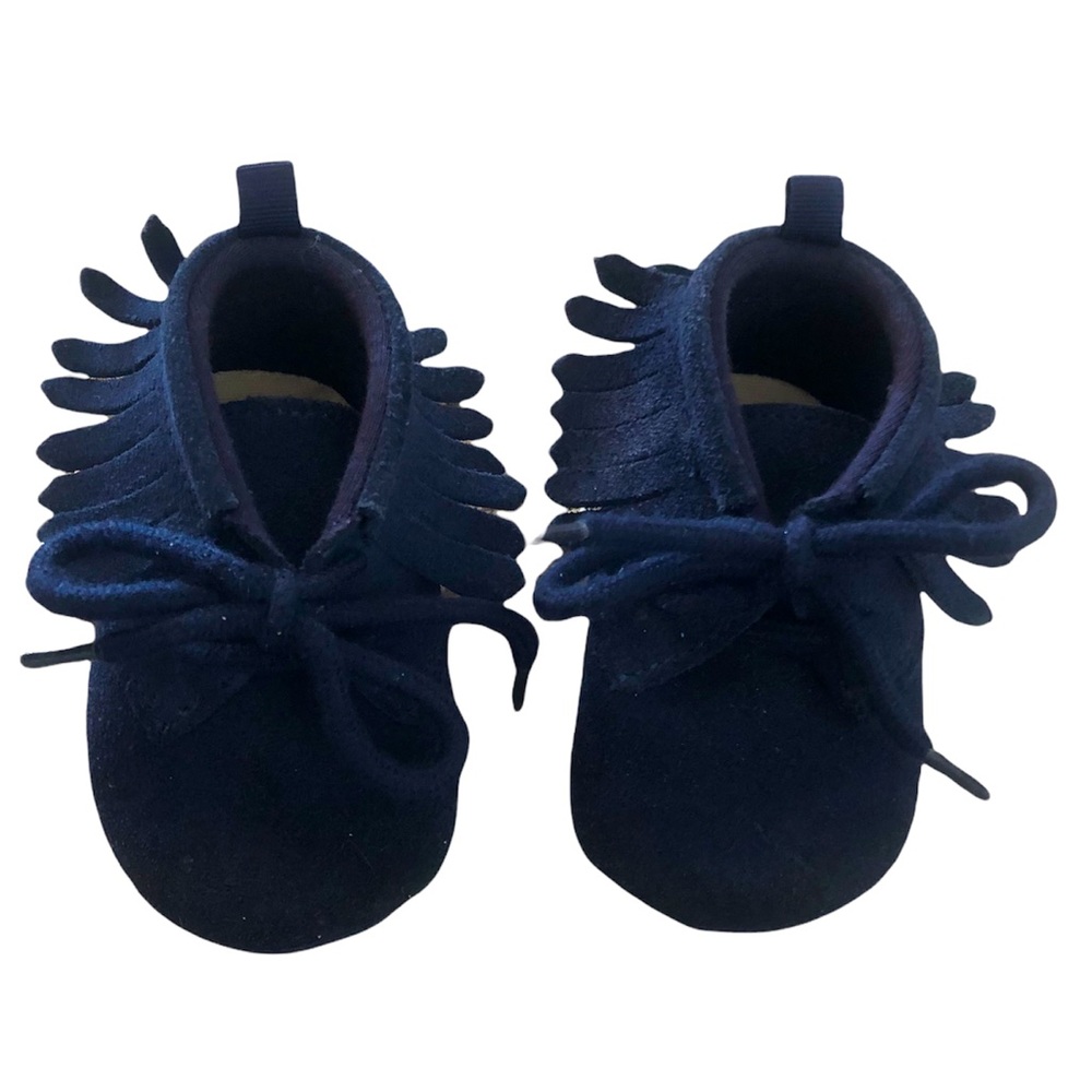 Baby GAP | Suede Fringe Moccasins | size 12-18 mos